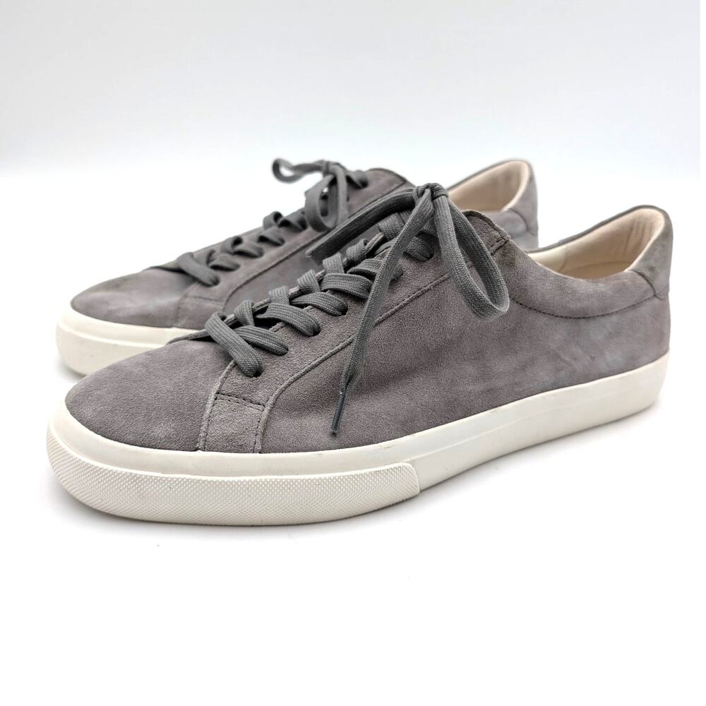 Vince Fulton Lace-Up Low Top Sneaker Shoes Round Toe Men's Gray US11M EU45